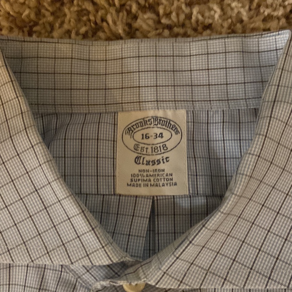 Brooks brothers button down shirt